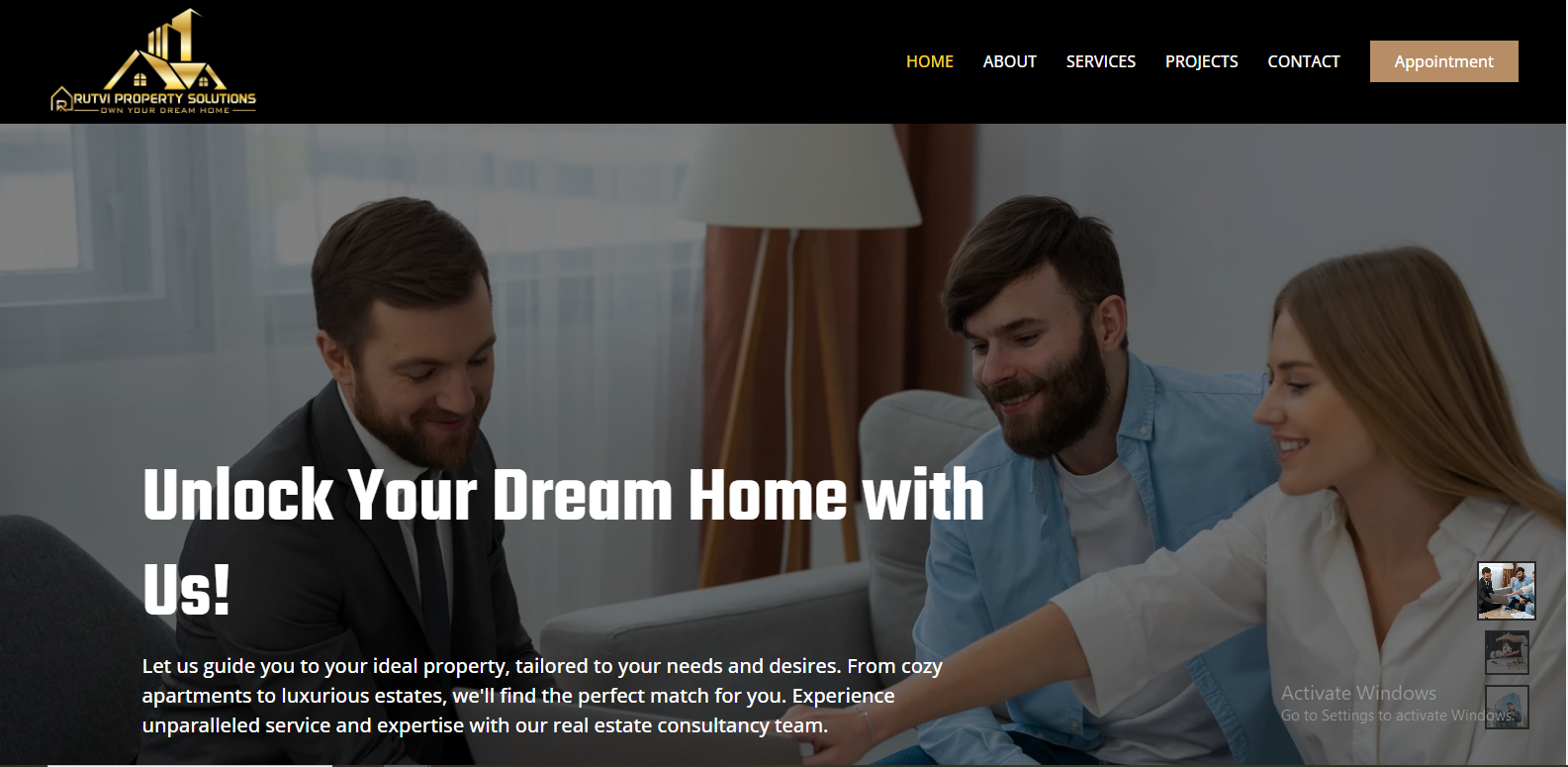 Digitalex Solutions Portfolio showcasing web, app, digital marketing, and software development projects in Vizag