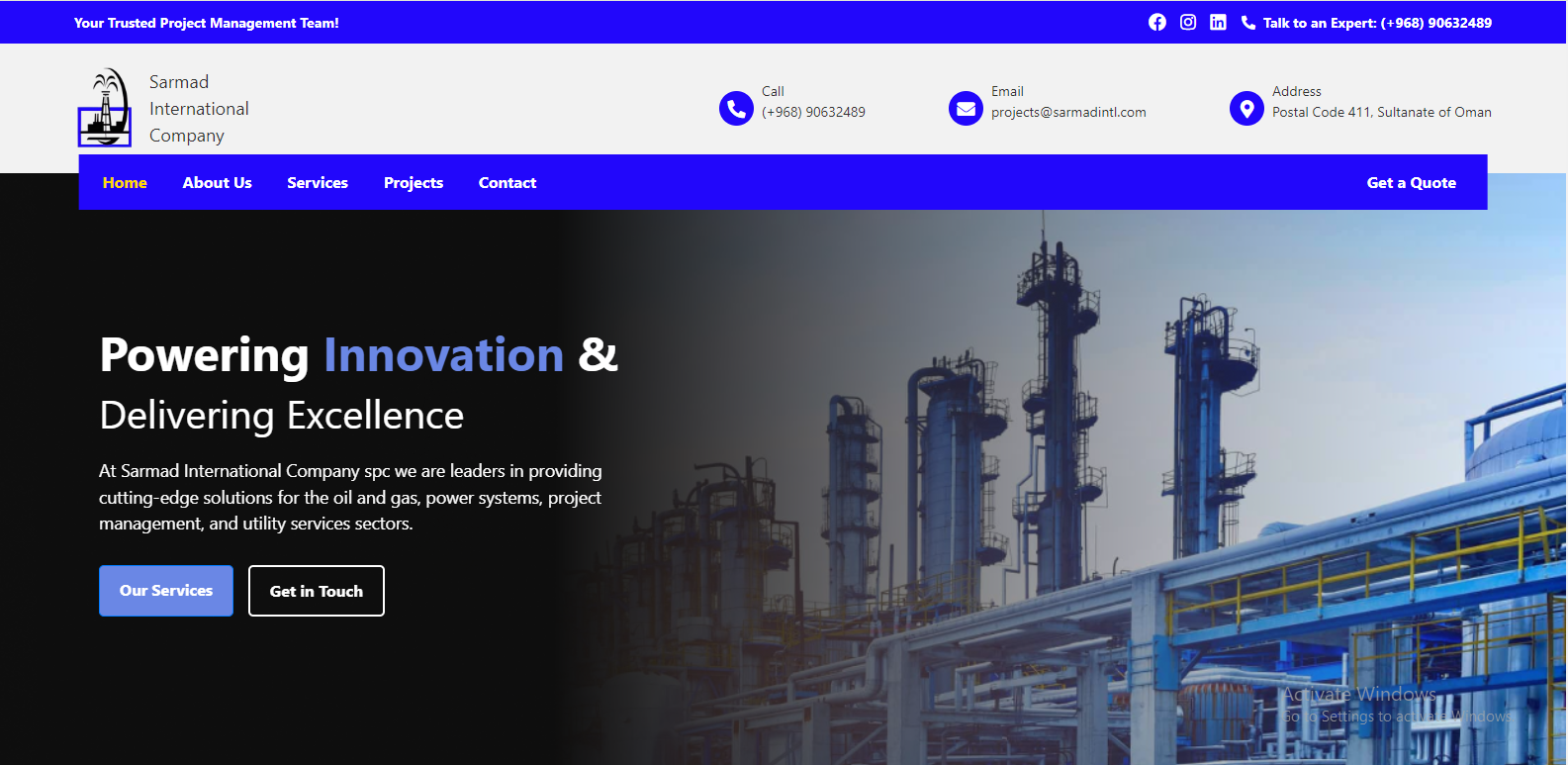 Digitalex Solutions Portfolio showcasing web, app, digital marketing, and software development projects in Vizag